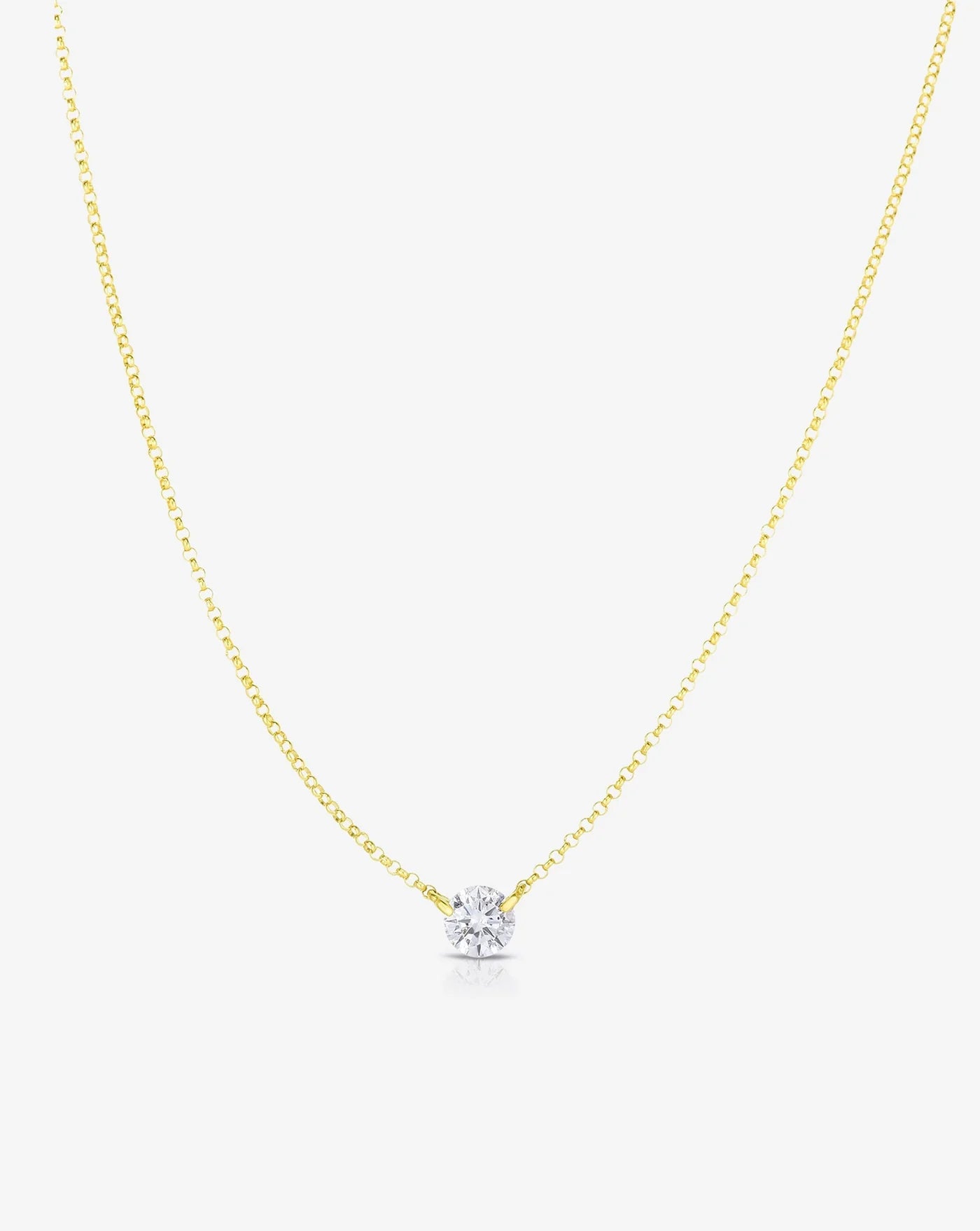 Floating Diamond Necklace