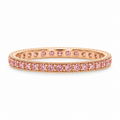 Pink Diamond Eternity Band