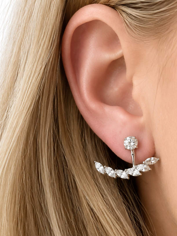 Marquise Lab Diamond Ear Jackets