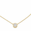 .50 CT Lab Grown Round Diamond Bezel Pendant