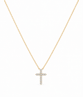 Lab Diamond Cross Necklace
