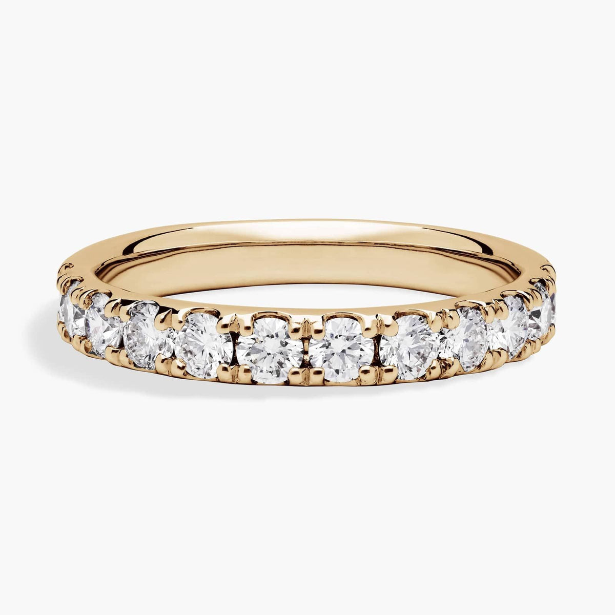 French Set Lab Grown Diamond Anniversary Band