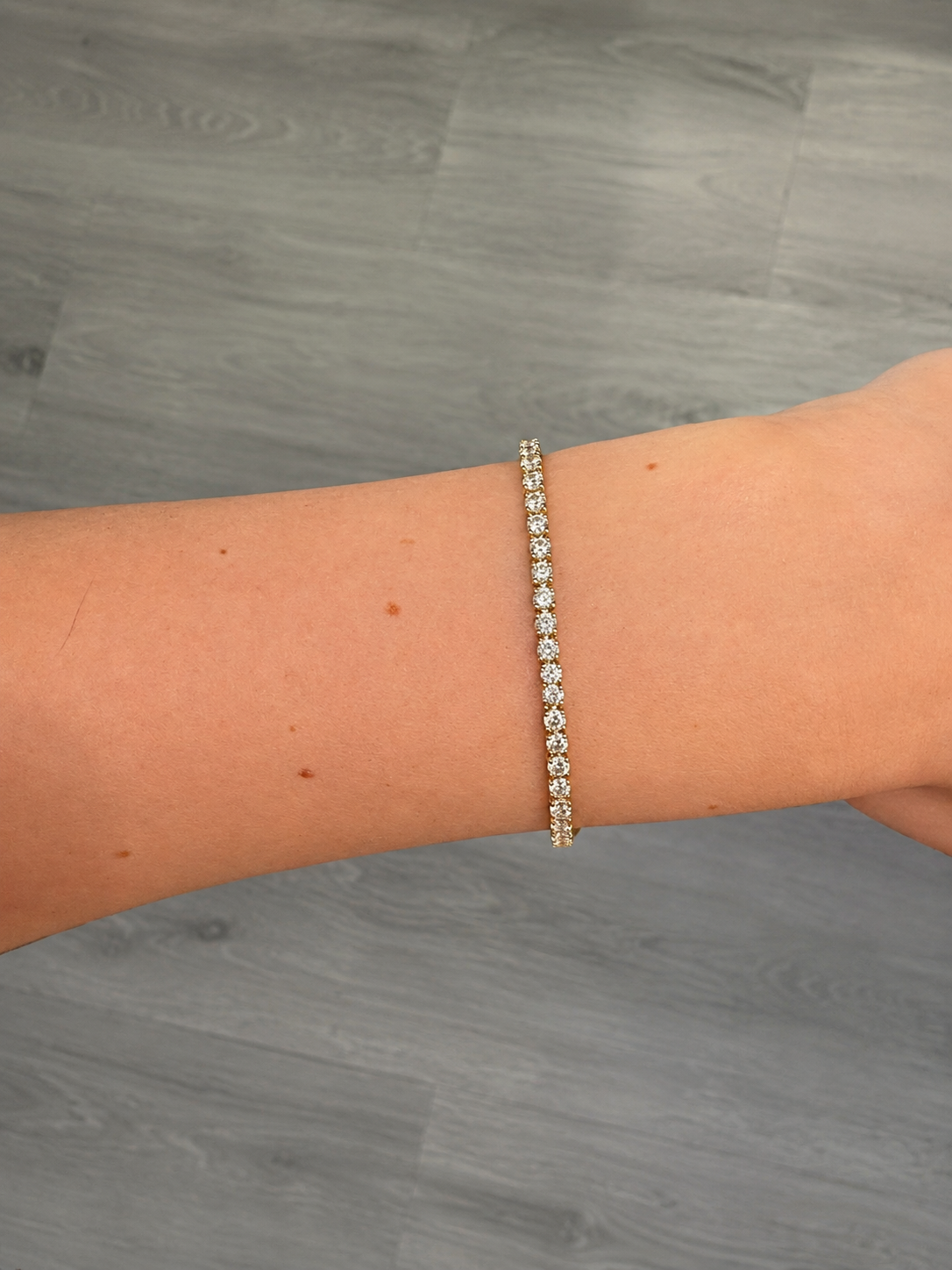 Classic Yellow Gold Tennis Bracelet