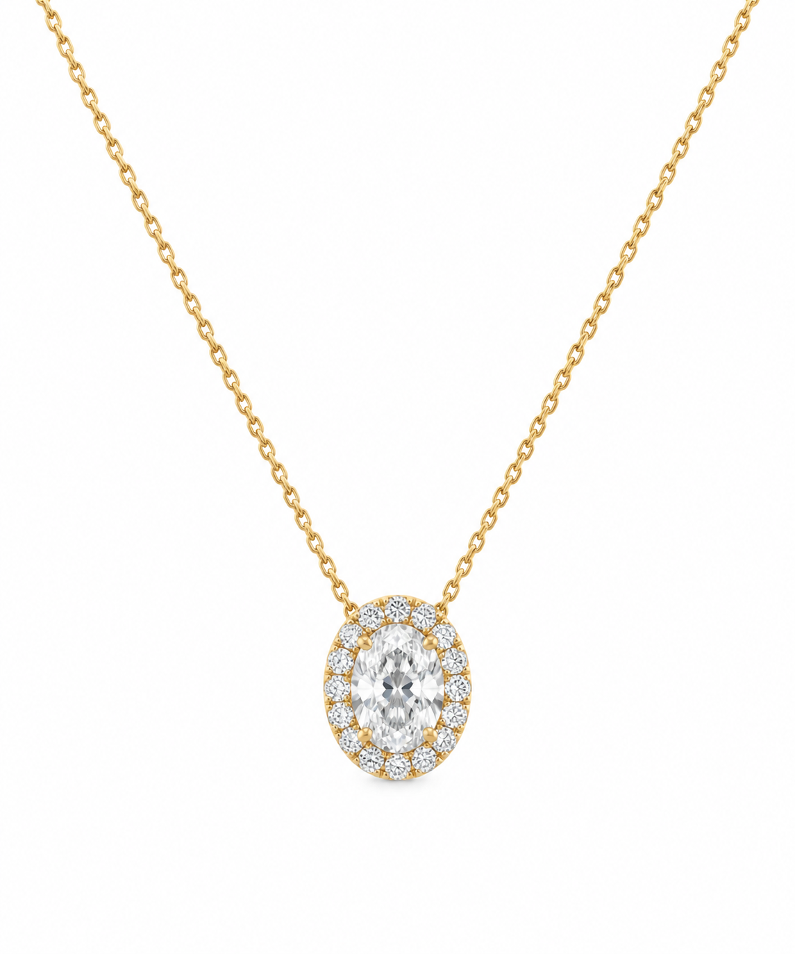 2 CTW Oval Diamond Halo Ring