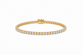 Classic Yellow Gold Tennis Bracelet