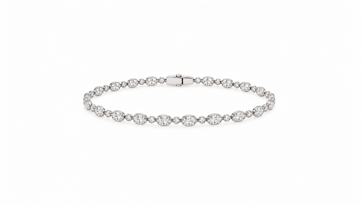 Multi-Bezel Cut Diamond Bracelet