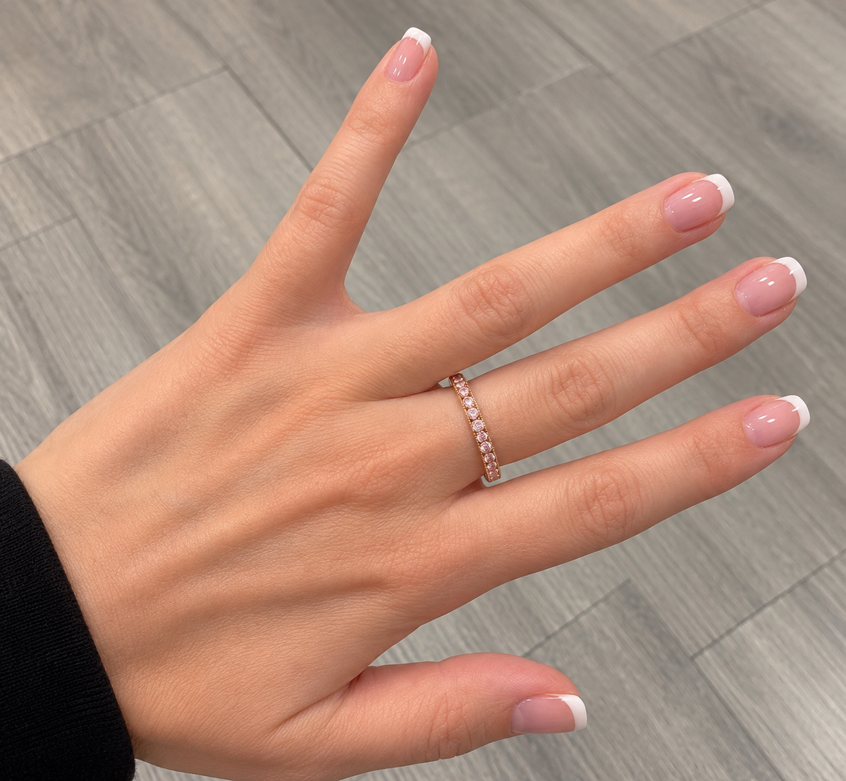 Pink Diamond Eternity Band