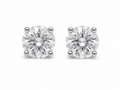 White Gold 14K - 3.11CT Diamond Studs Lab Grown