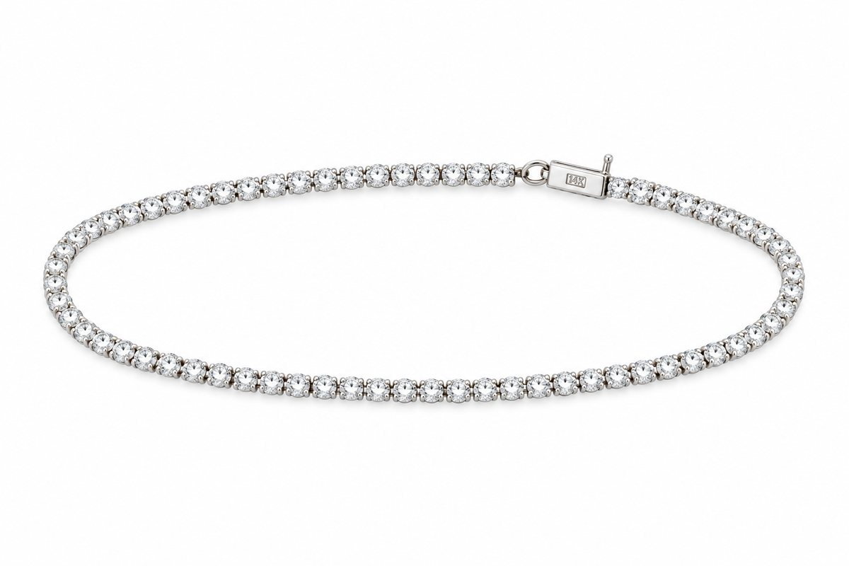 1.85 CTW Lab Grown Diamond Tennis Bracelet
