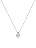 Round Lab Diamond Necklace