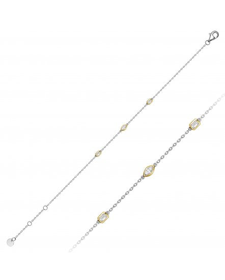 3 Stone Bezel Diamond by the Yard