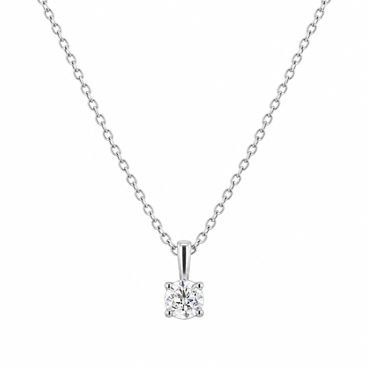 .25 CT Lab Grown Round Diamond Pendant