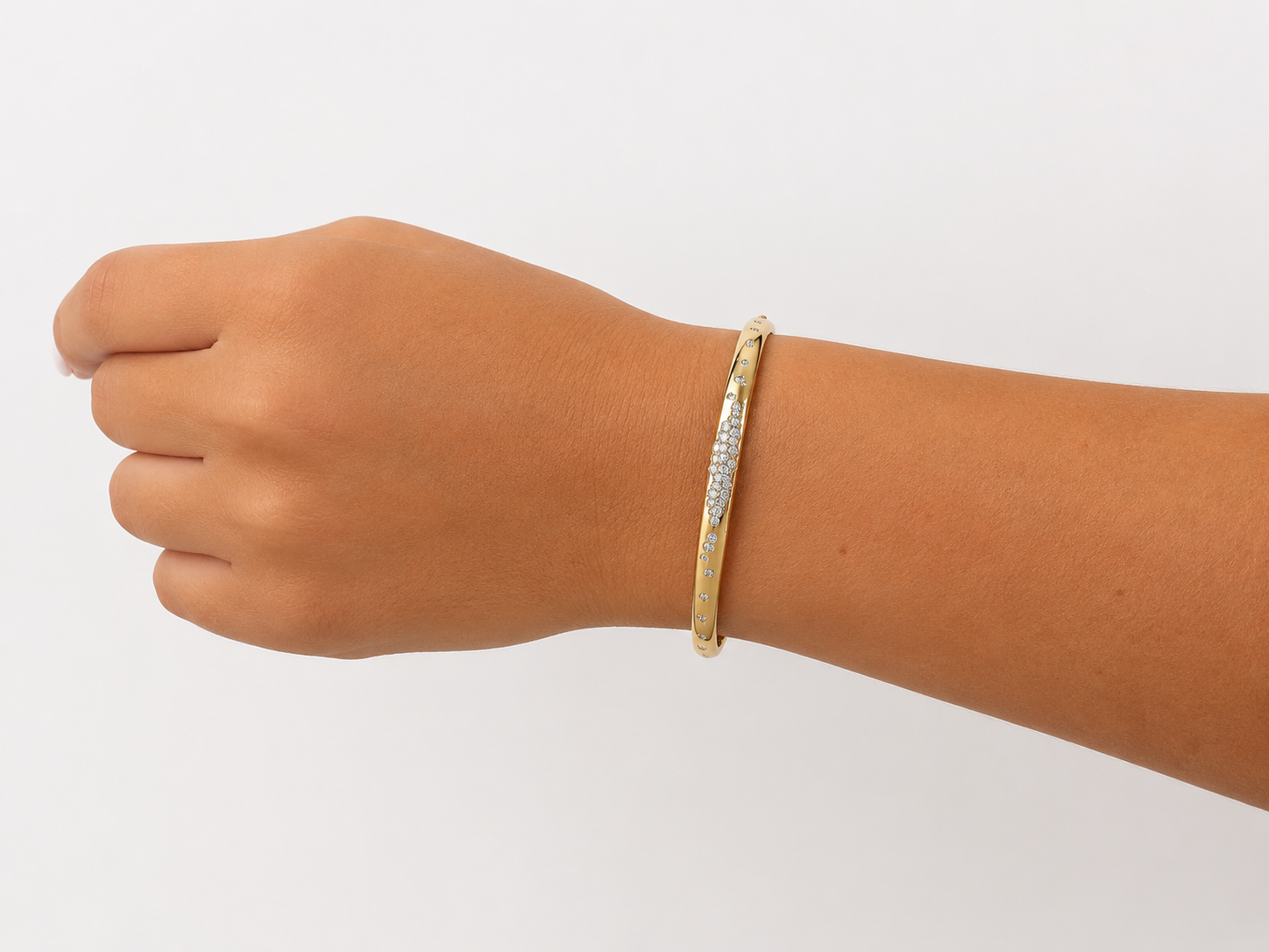 The Celeste Diamond Bangle