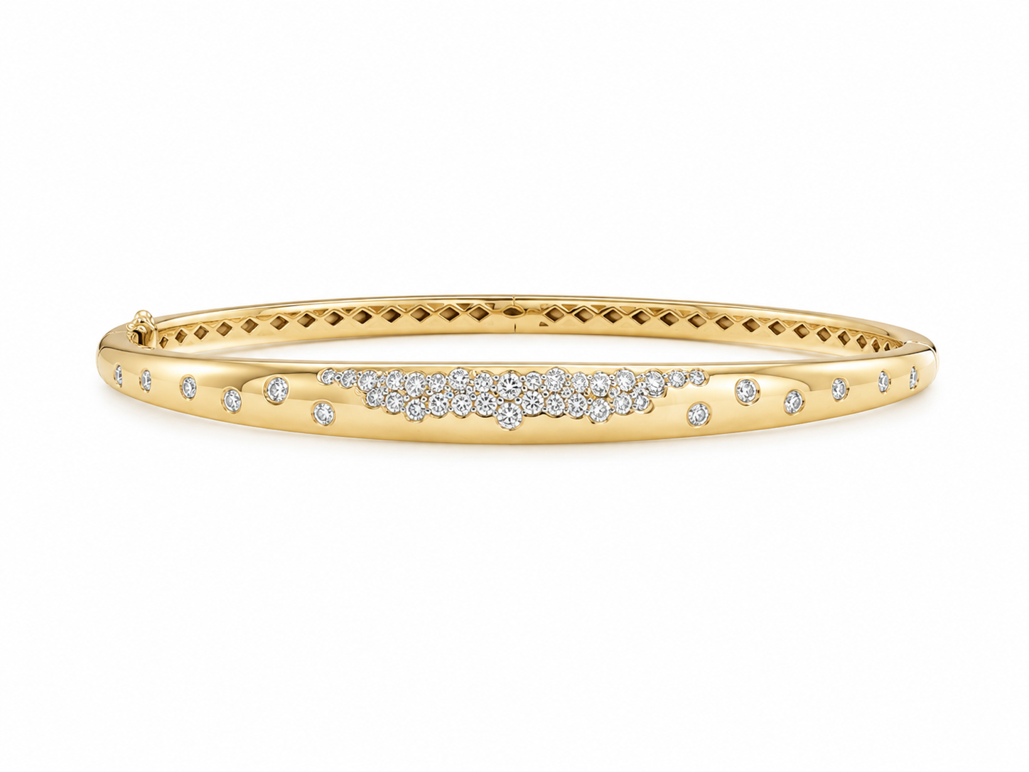 The Celeste Diamond Bangle