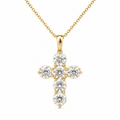 9.35 CTW Lab-Grown Diamond Cross Pendant