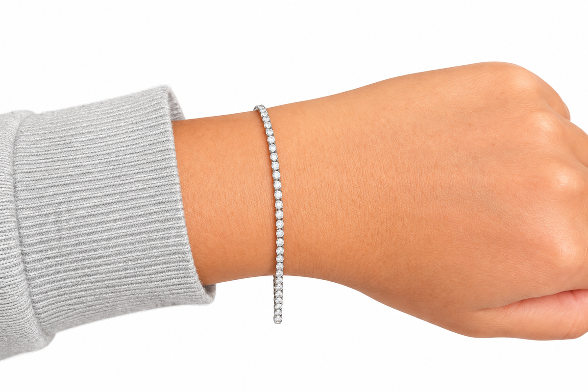 1.85 CTW Lab Grown Diamond Tennis Bracelet