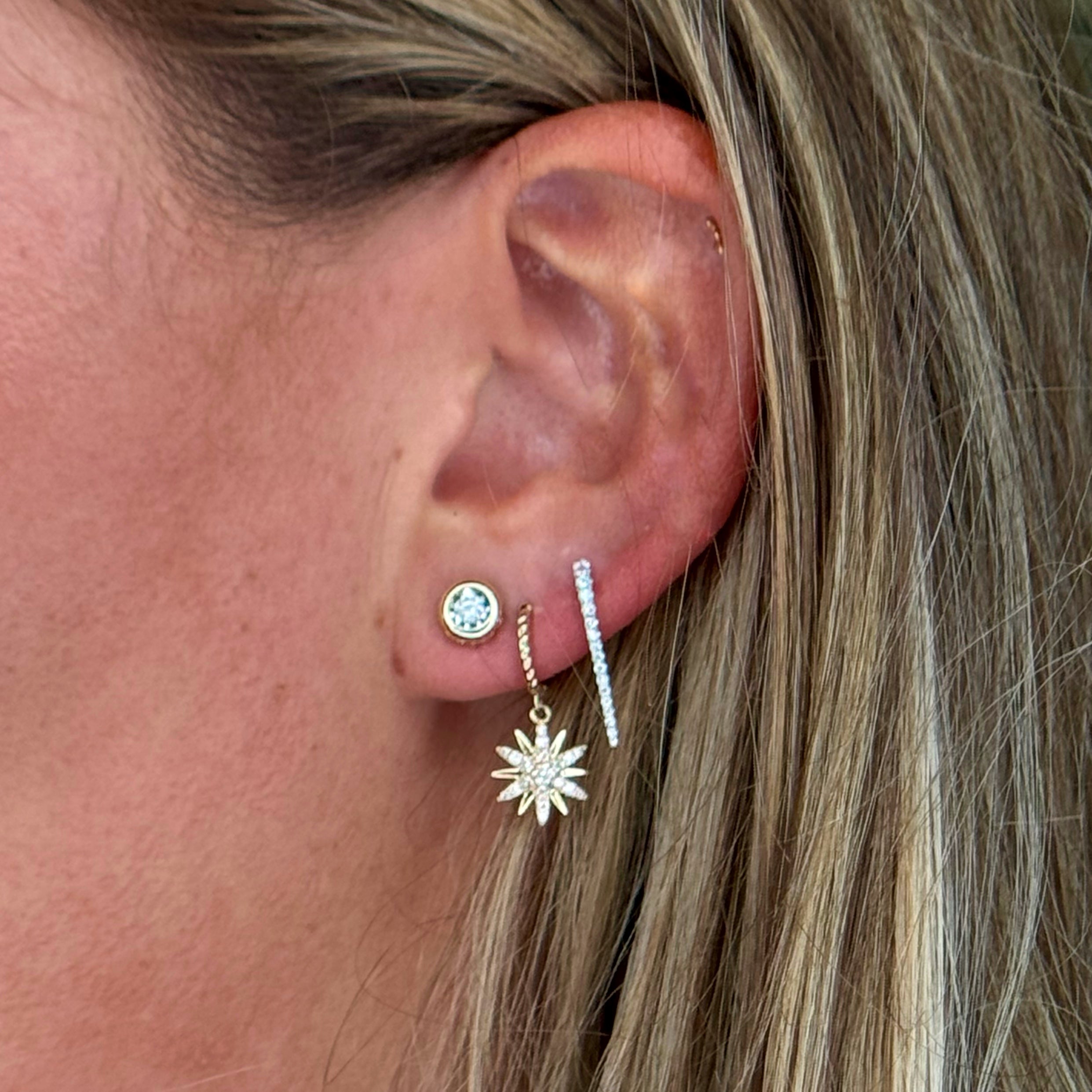 Diamond Starburst Huggies