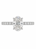 2.95 Oval Lab Diamond Ring -