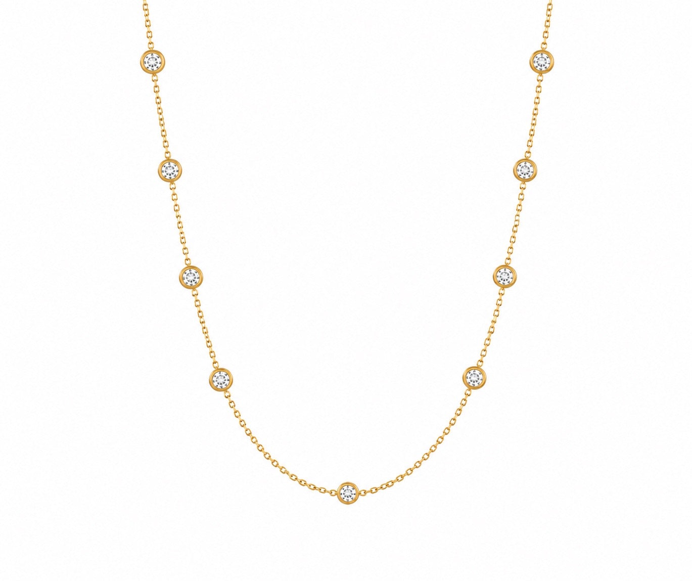 2.0 Diamond By the Yard Necklace