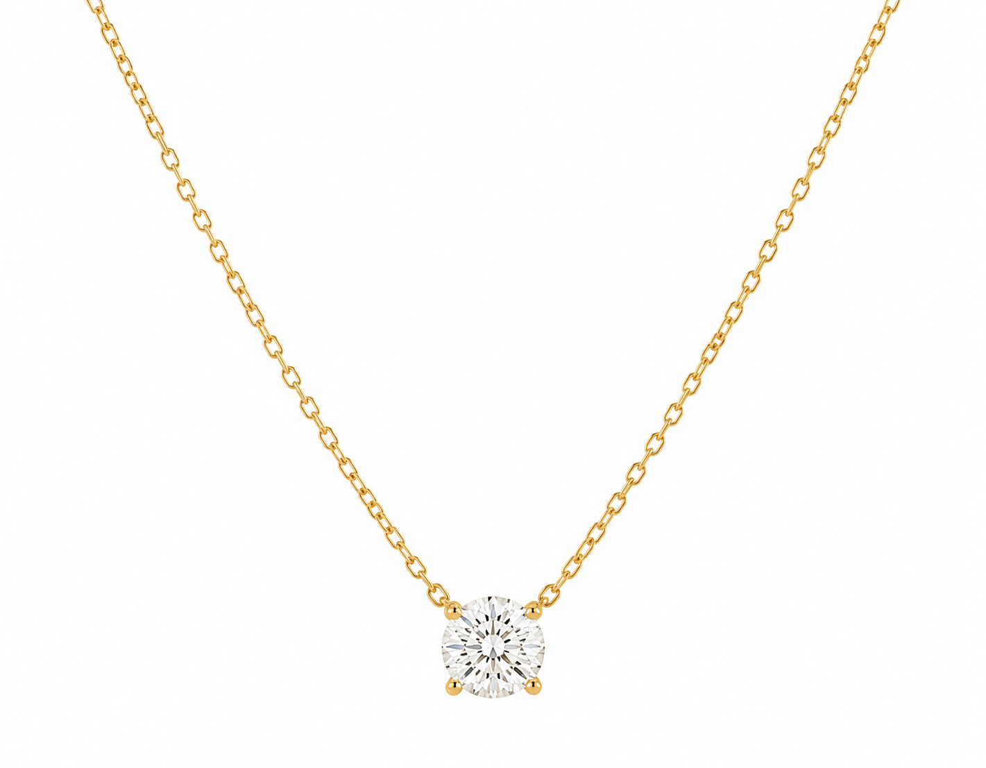 Floating Lab Grown Diamond Pendant