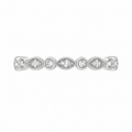 Marquise and Round Cut Diamond Bezel Stack