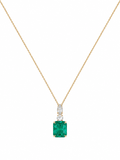 Emerald & Diamond Pendant