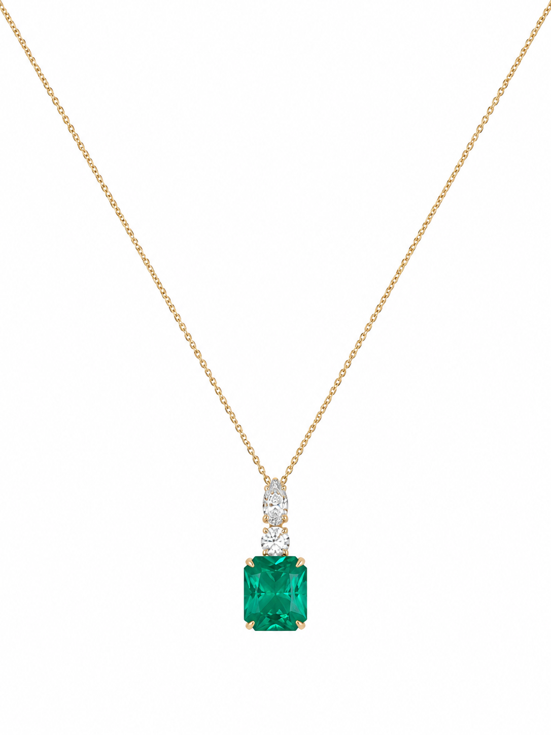 Emerald & Diamond Pendant