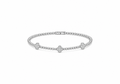 Diamond Clover Beaded Bracelet