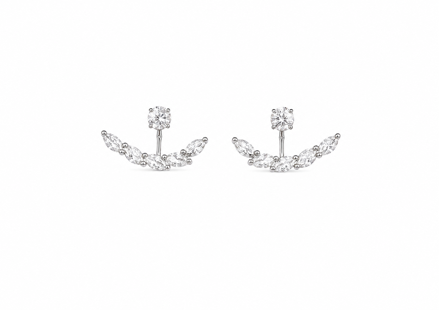 Marquise Lab Diamond Ear Jackets