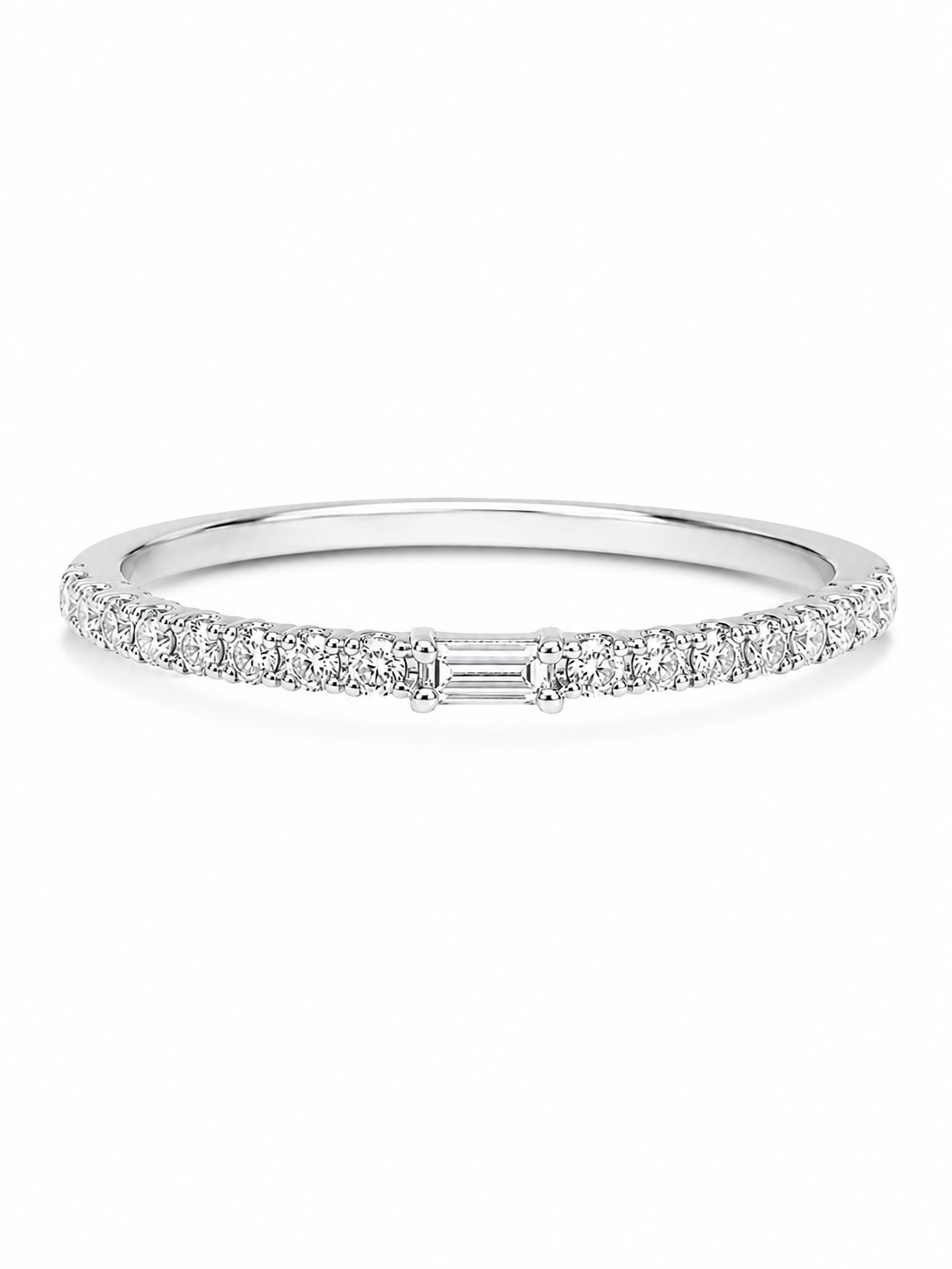 Diamond Baguette Band