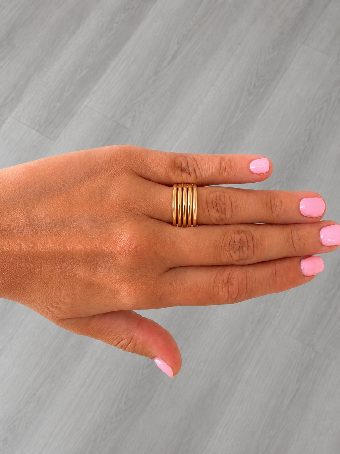 Five Row Tube Ring