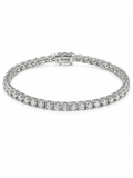 Classic White Gold Tennis Bracelet