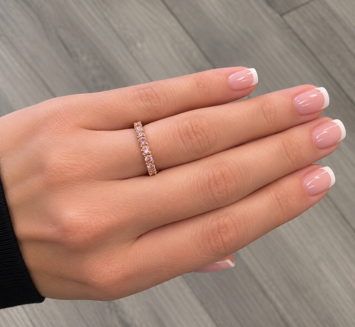 Pink Round Diamond Band
