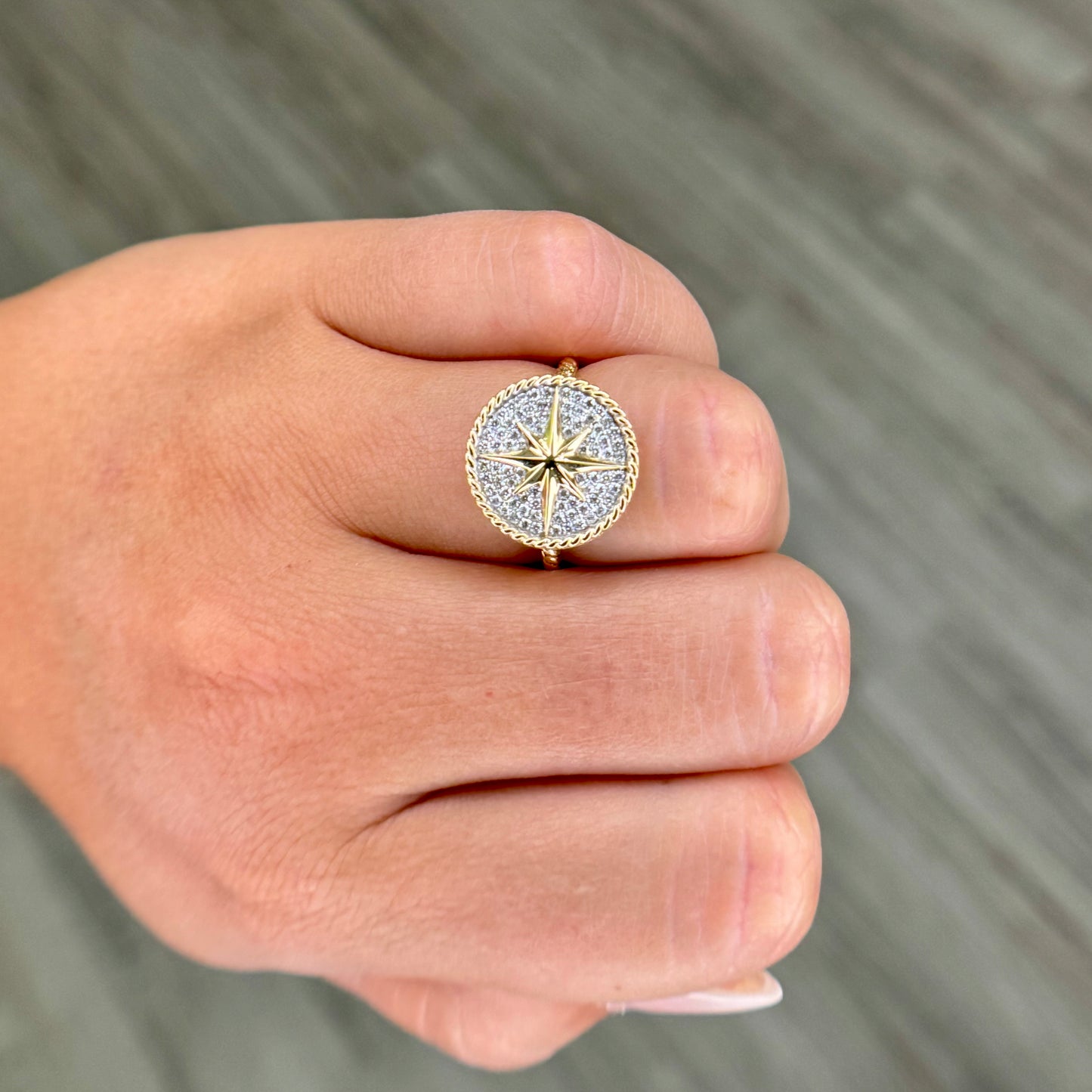 Diamond Pavé Northstar Ring