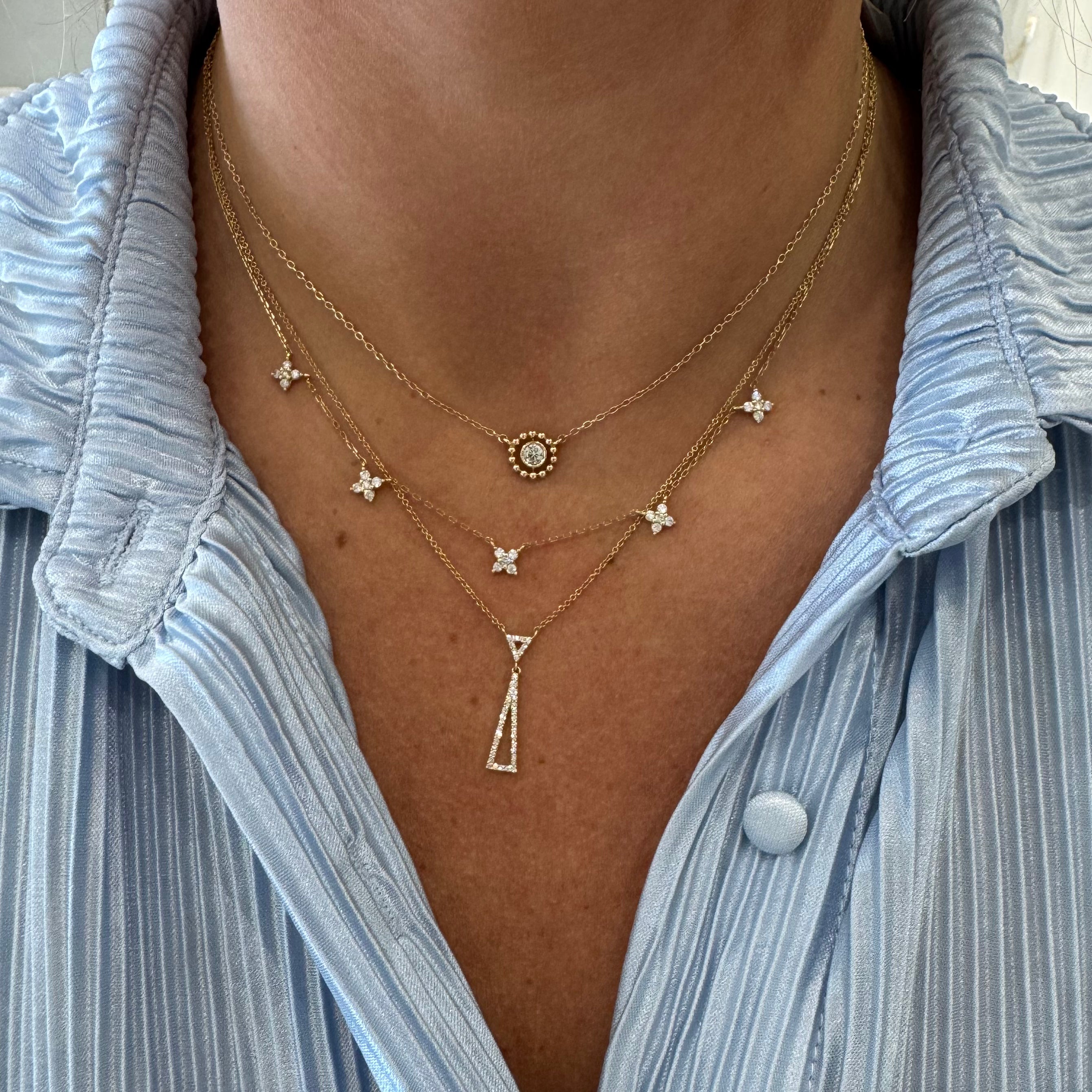 Double Triangle with Invert Necklace