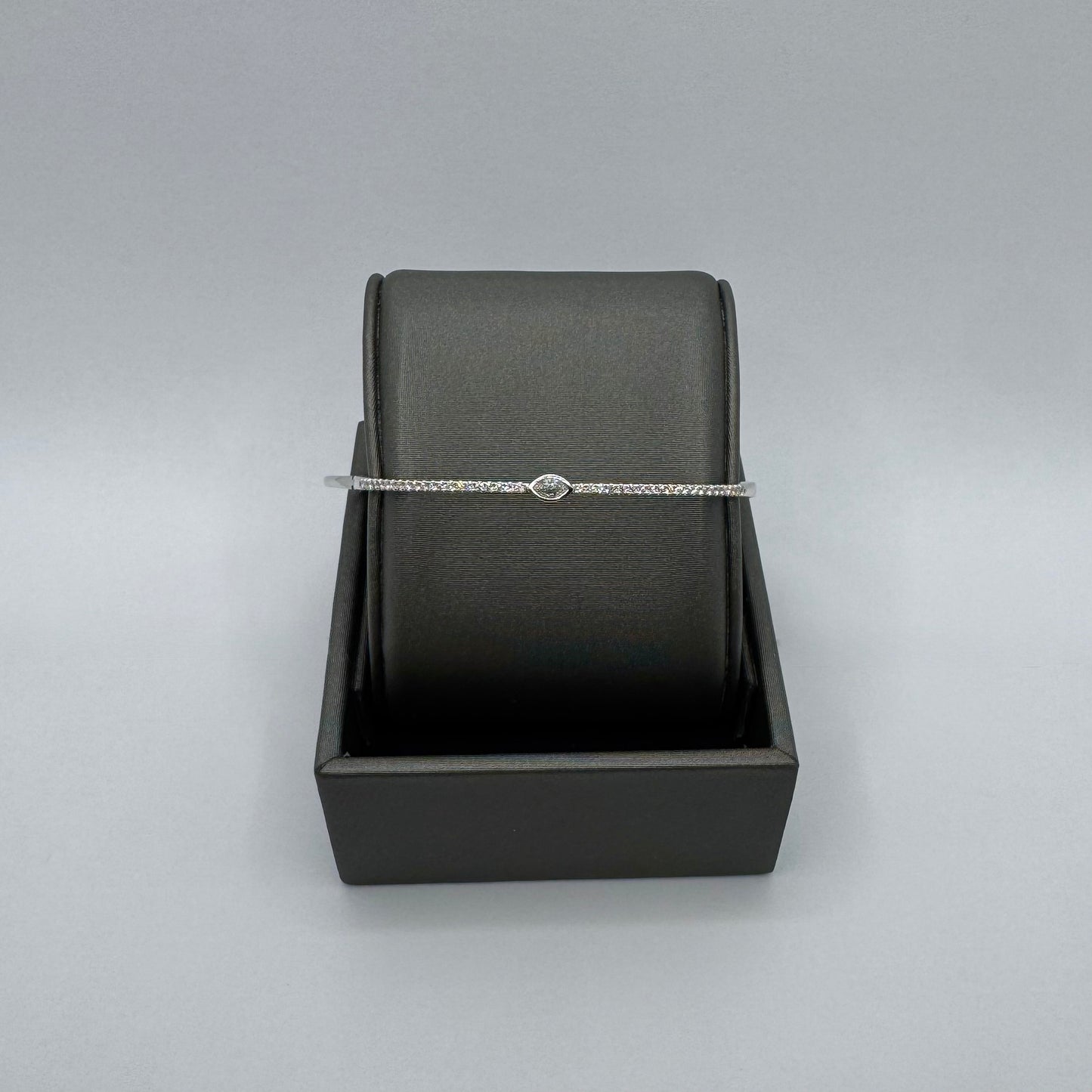 Marquis Diamond Bezel Bangle