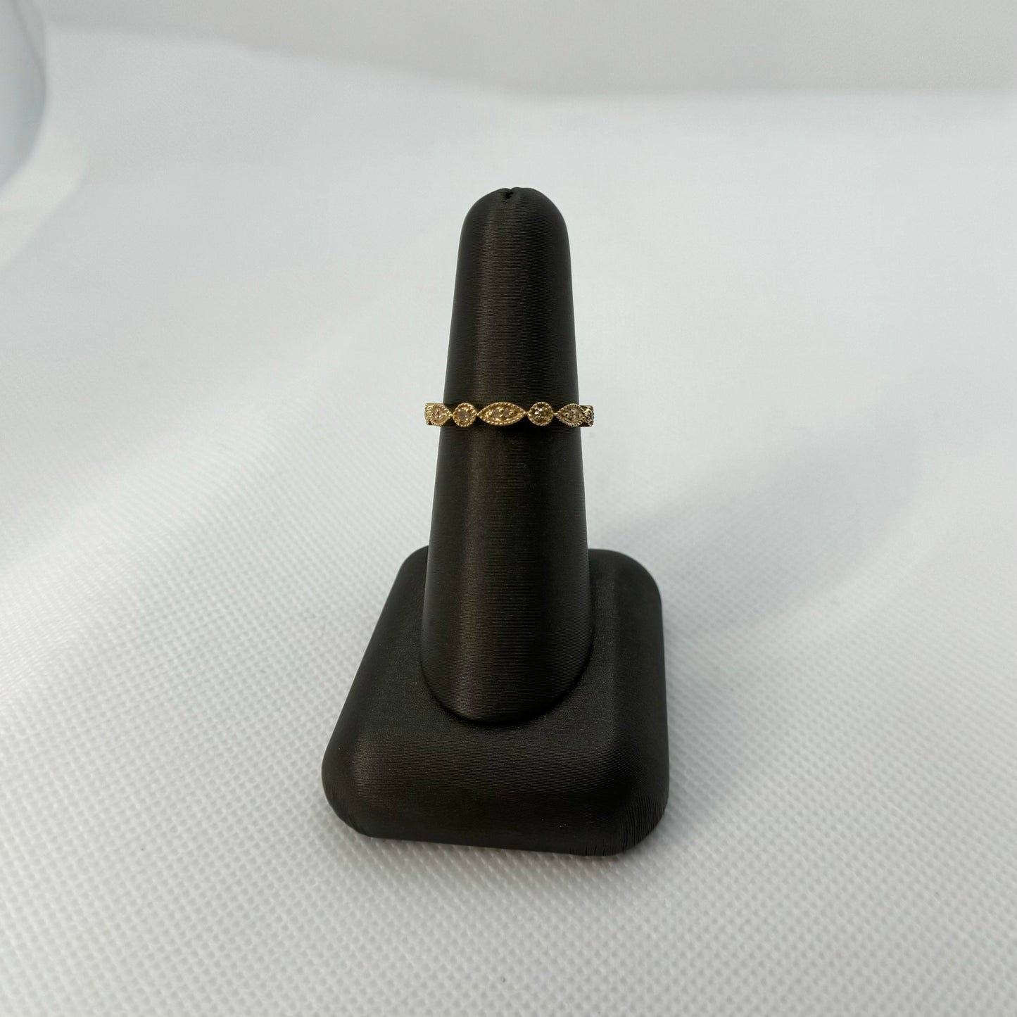 Multi-Shape Yellow Gold Band