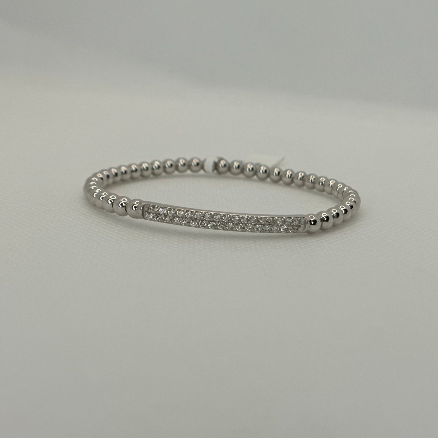 Diamond Beaded Stretchy Bracelet