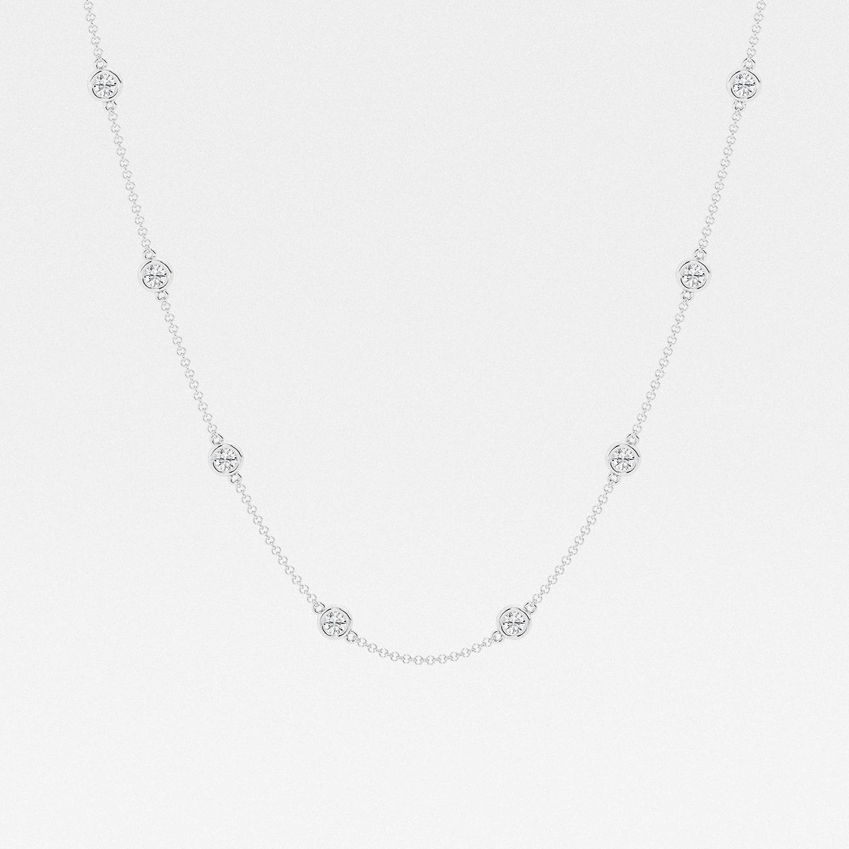 1.50 ctw. Diamond by The Yard Necklace