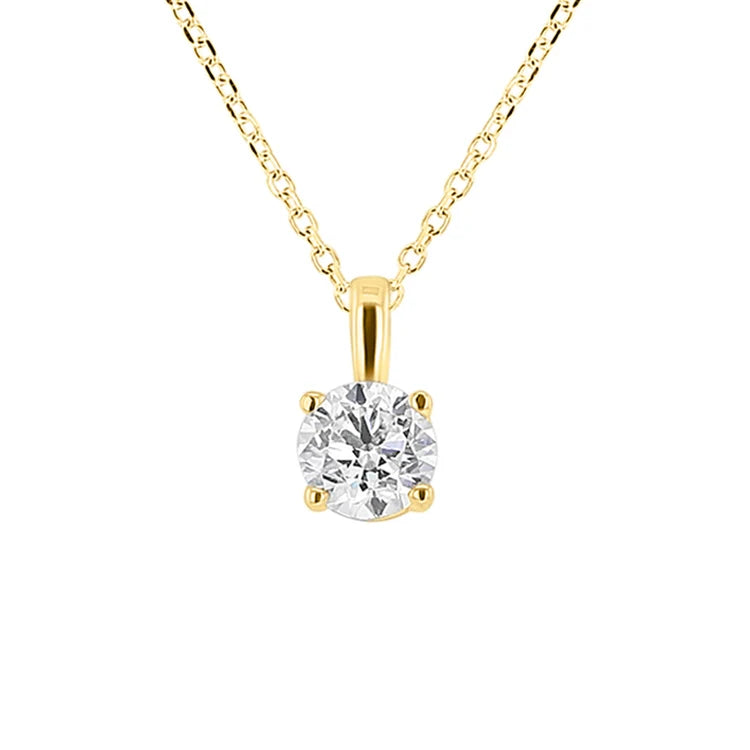 .25 CT Lab Grown Round Diamond Pendant