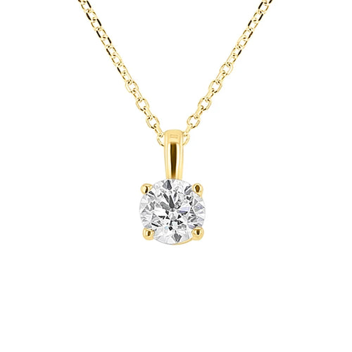 .25 CT Lab Grown Round Diamond Pendant