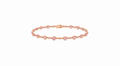 Pink Diamond Bezel Bracelet