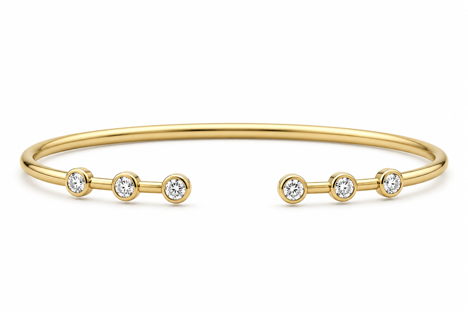 Golden Diamond Cuff
