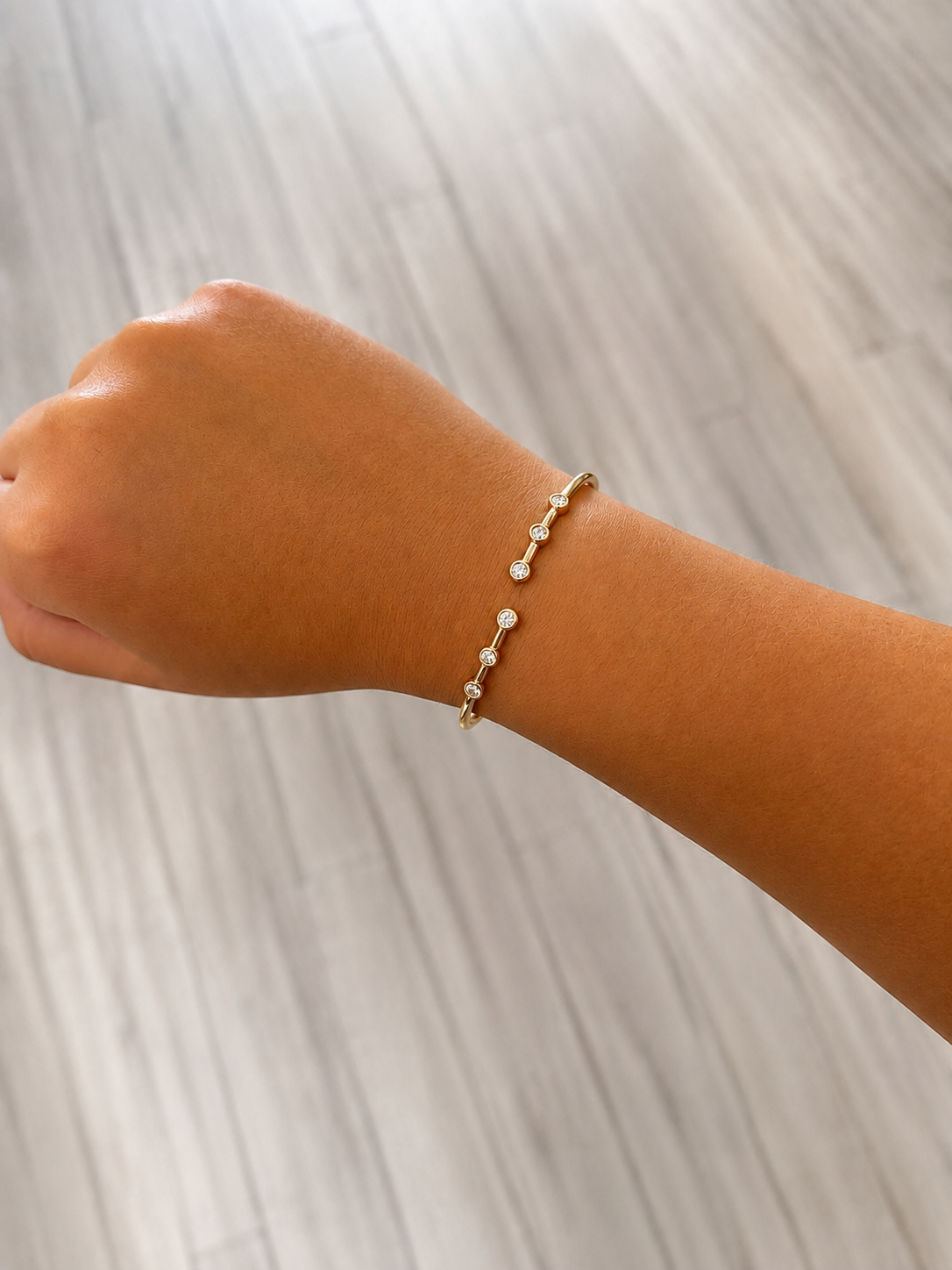 Golden Diamond Cuff