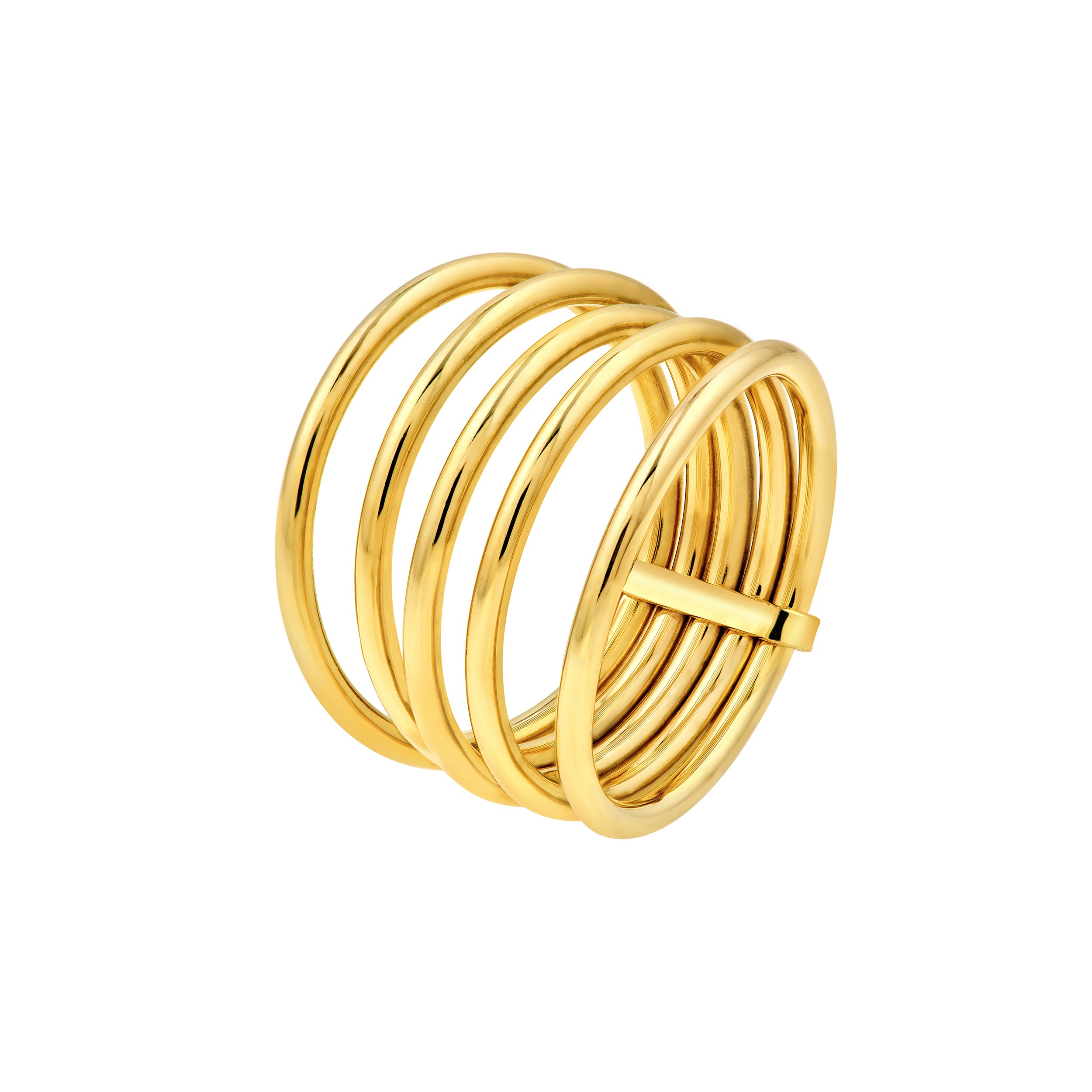 Five Row Tube Ring