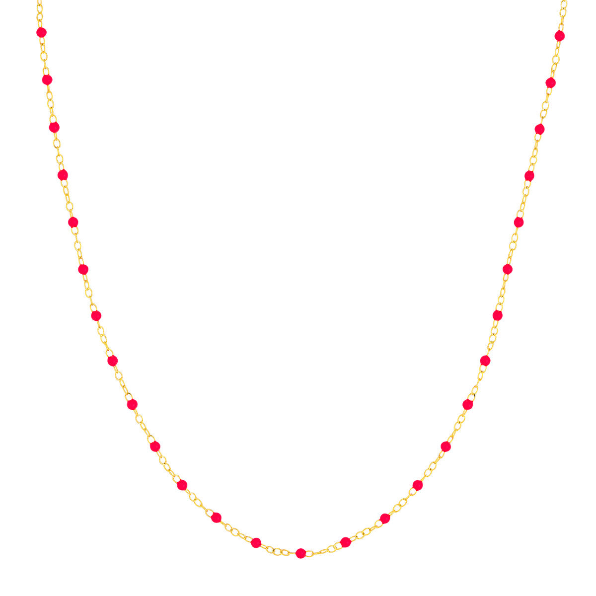 Enamel Bead Piatto Chain