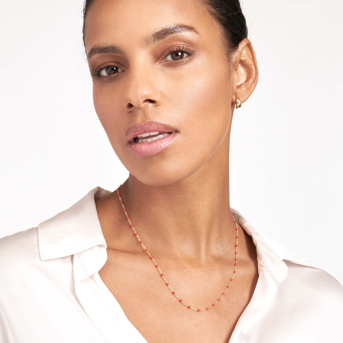 Enamel Bead Piatto Chain