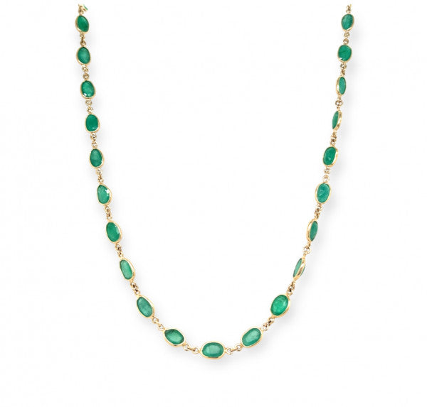 Gemstone Slice Necklace