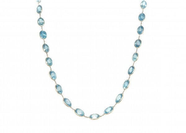 Gemstone Slice Necklace