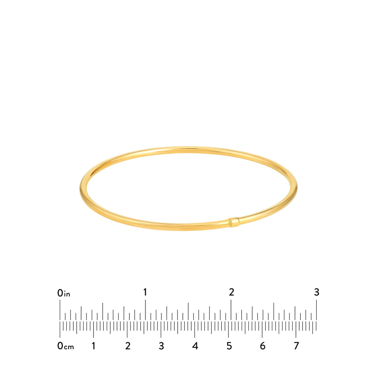 Slip-On Polished Tube Bangle